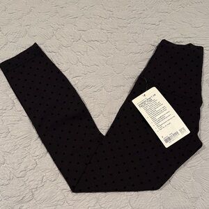 Lululemon Align Pant HR Flocked* 25” sz0 NWT polka dot